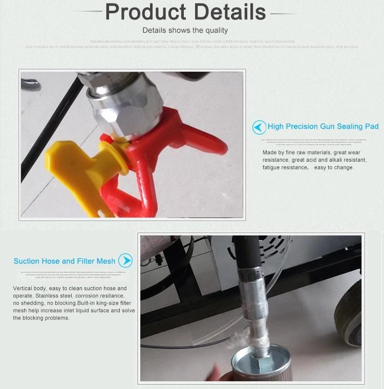 Thermoplastic Spraying Road Marking Machine Airless