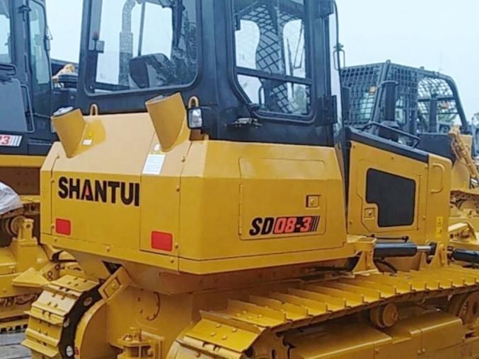 Shantui 80HP Crawler Bulldozer with Angle Shovel SD08