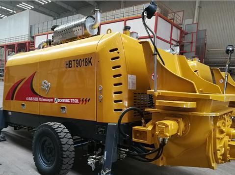 Top Brand Trailer Concrete Pump Hbt4008c Concrete Pump Machine for Sale