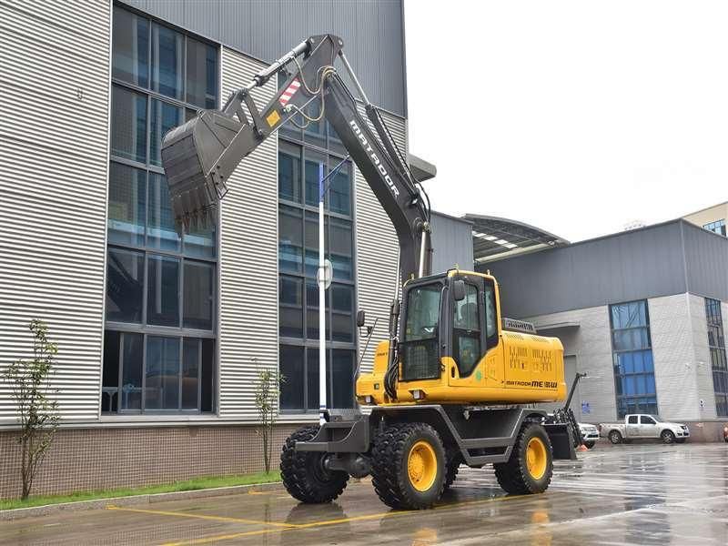 Jg-130s Wheeled Excavator with Log Wood Graber and Sugarcane Grapple