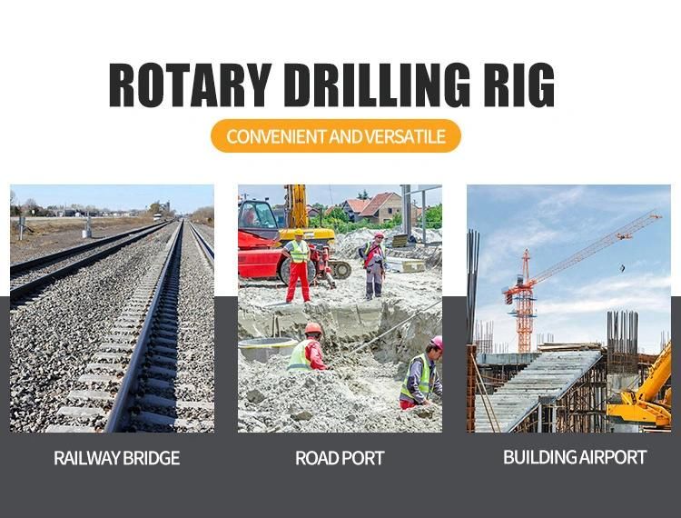 Hydraulic Mobile Piling Machine Rotary Drilling Rig