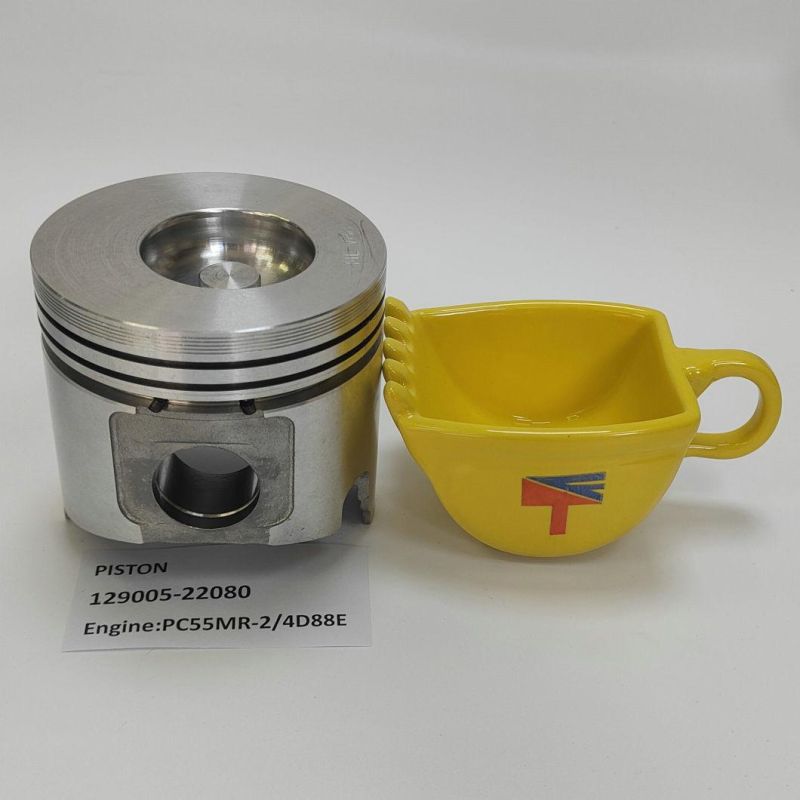High-Performance Diesel Engine Engineering Machinery Parts Piston 129005-22080 for Engine Parts PC55mr-1/3D88e-5 Generator Set