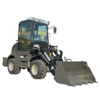 China Hydraulic Huaya Front End Articulated Mini Wheel Loader Ex908