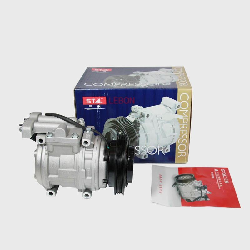 Excavator Compressor Air Conditioner Compressor Dh220-5 AC Compressor for Dh Excavator Parts