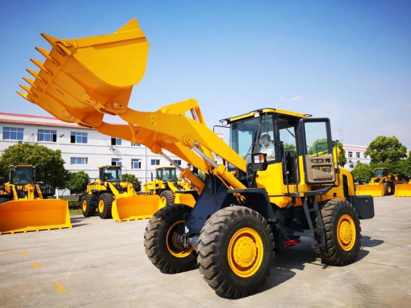 Pilot Control Front End Loader 5 Ton Wheel Loader Zl50h