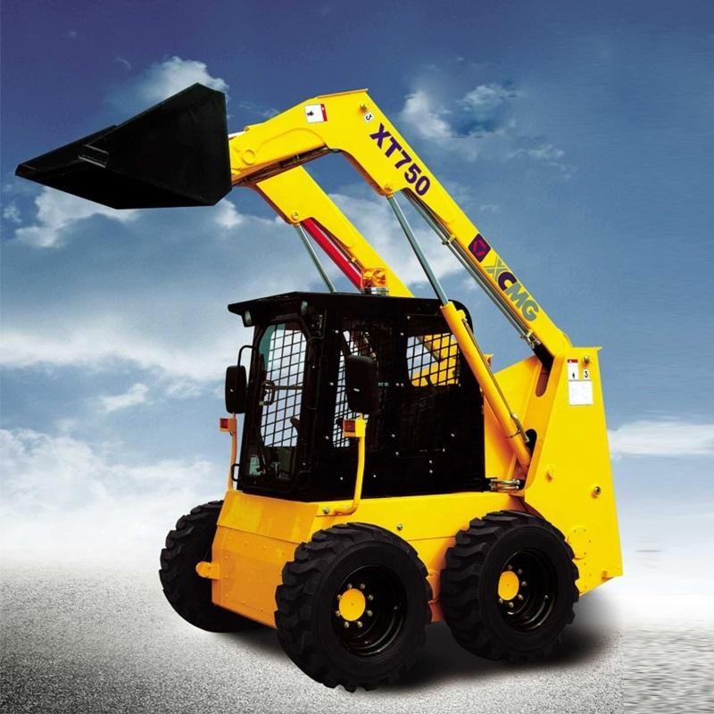 XCMG Xt750 Chinese New 1 Ton Mini Multifunction Skid Steer Loader