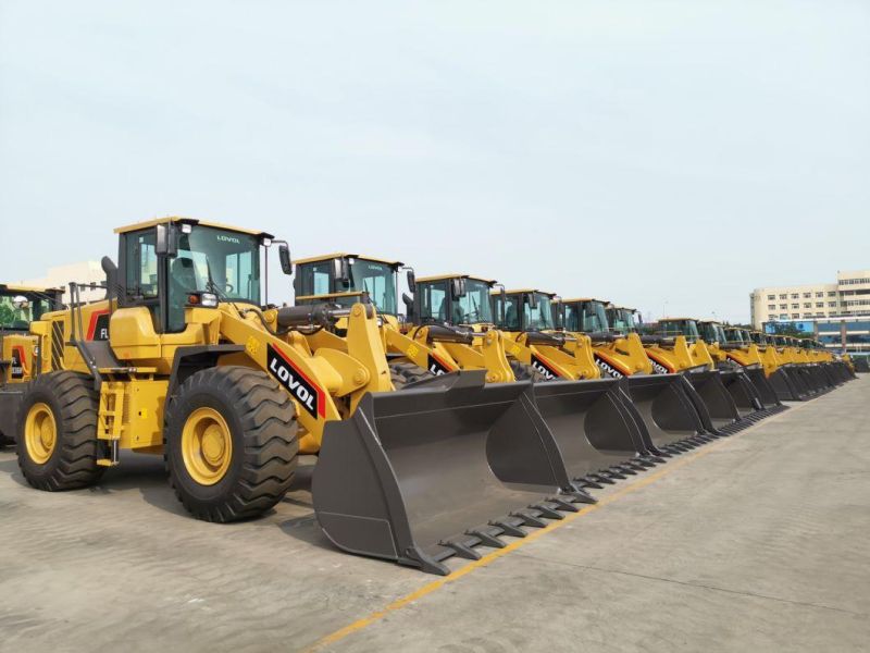 5t Wheel Loader Lovol 3m3 Bucket Shovel Loader FL958h