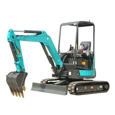 Fw30u (new) -Canopy Household Trencher Agricultural Small Digging Machine EPA Mini Excavators with Narrow Bucket/Tilting Bucket for Sale