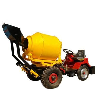 Gt80 Hydraulic Transmission Self Loading Mobile Concrete Mixer/ Cement Blender/Easy Operate Mixer/Small Cost Construction Mixer