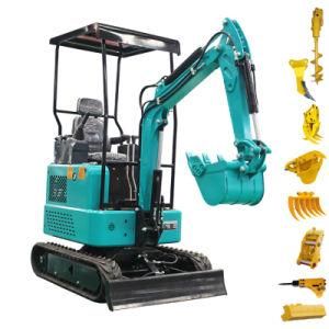 Machine Operating Weight 1000kg 0.4m3 Bucket Escavator Machines Mini Excavator Digger for Sale