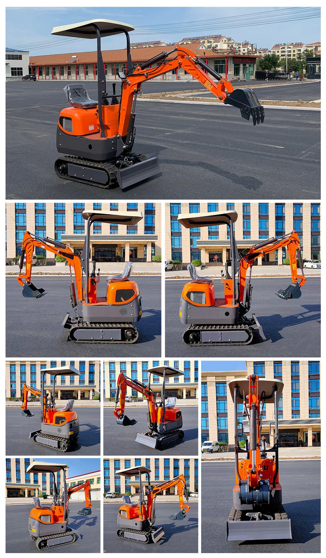 1 Ton Hydraulic Excavator Fw10b Mini Excavator 1 Ton Euro V Engine Excavator with CE