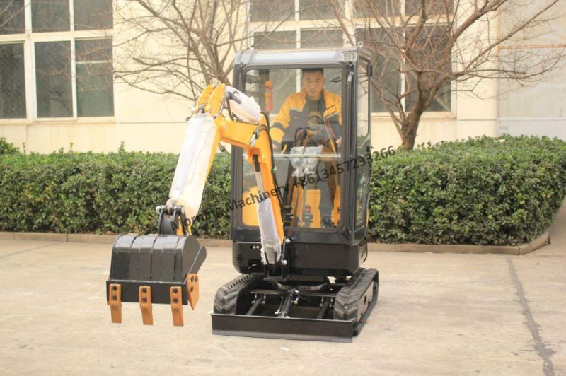 CE 800kg Small Tracked Excavators Price Hydraulic Crawler Mini Excavator Battery Electrical Power Construction Machinery