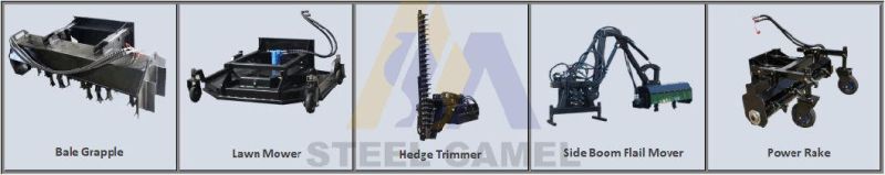 Good Price Skid Steer Loader/Front Loader/Tractor Loader/Excavator Attachments Covering Full Fields for Wholesale