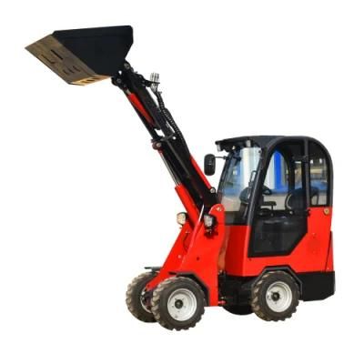 600kg CE/EPA 4/Euro 5 Mini Garden/Farm Articulated Telescopic Loader with Lawn Mower