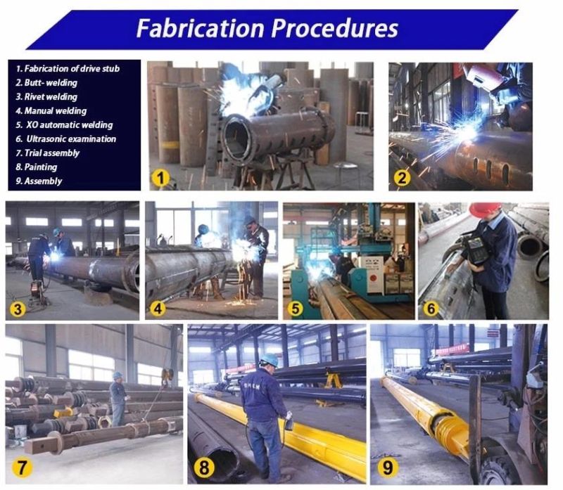 Bauer Rotary Drilling Rig Interlocking Kelly Bar