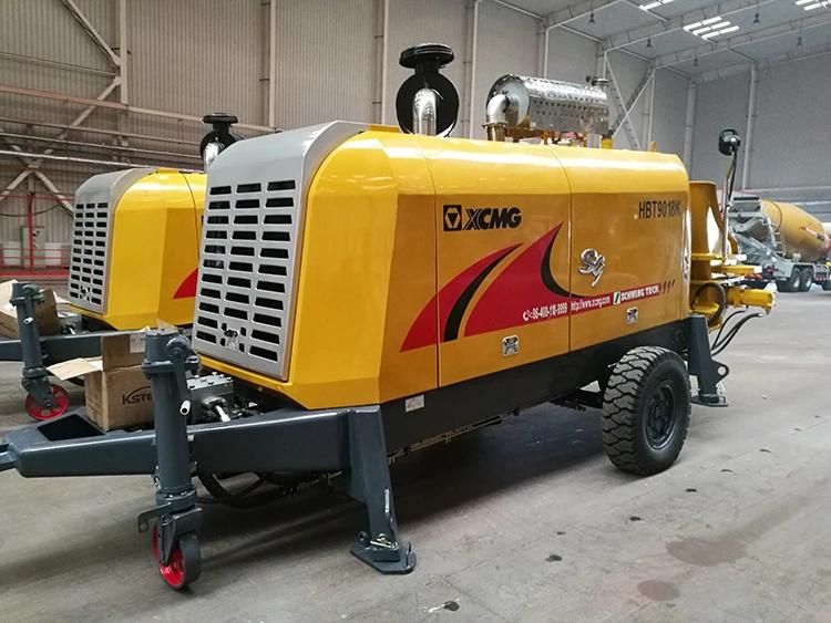 XCMG Official Manufacturer Mobile Trailer Mounted Concrete Pump Truck Hbt9018K Vehicle-Mounted Pump
