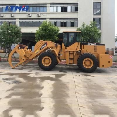 Ltmg 8 Ton 10ton Wood Log Wheel Loader with Air-Conditioner