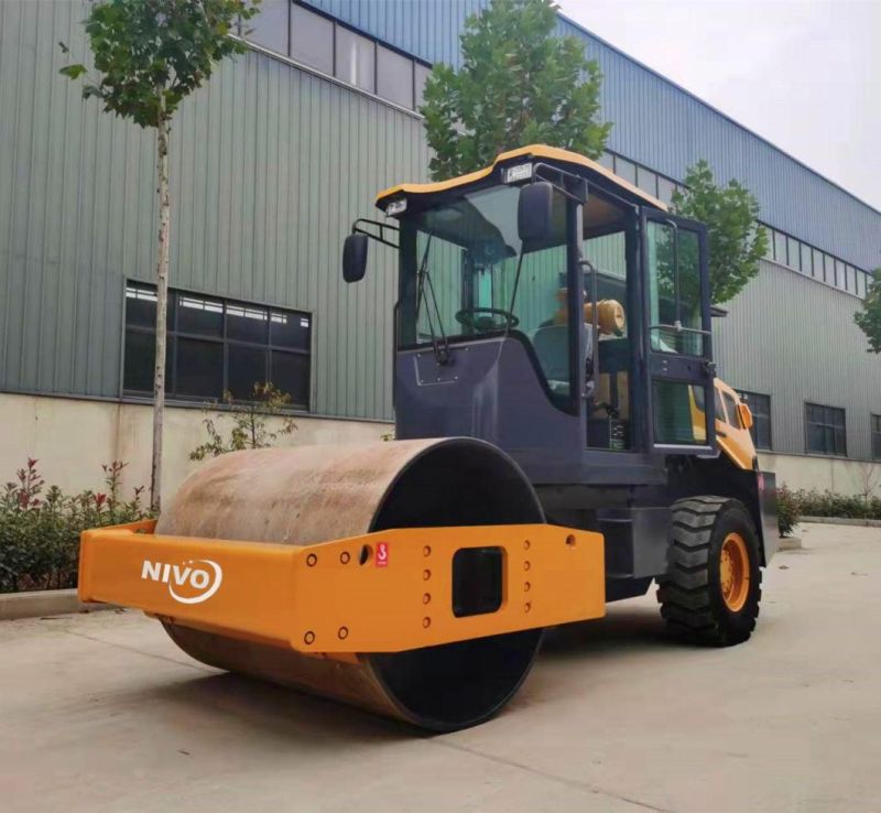 Nivo Ynv06 6 Ton Mini Road Roller New Single Steel Drum Roller Compactor for Philippines