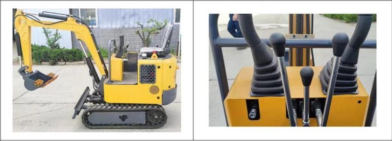 Small Hydraulic Crawler Mini Excavator Mini Digger Prices 1 Ton Machine Spare Parts for Sale Bucket Excavators