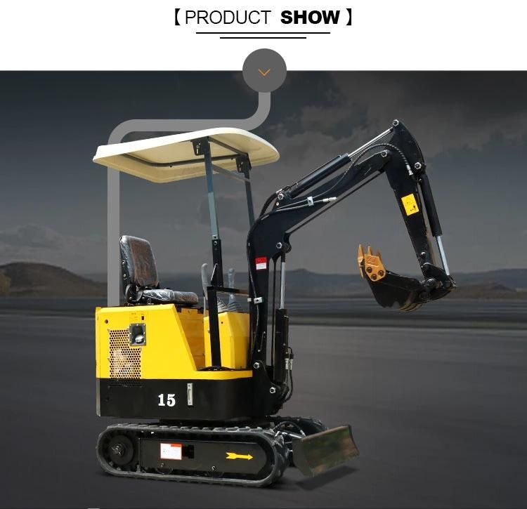 Brand New with High Quality Mini Excavator Digger 1500kg for Sale