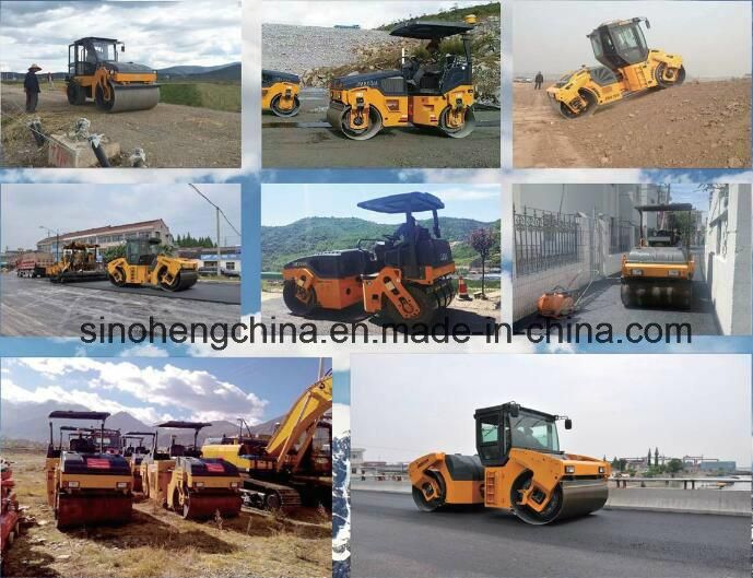 Road Equipment Hydraulic Double Drum Vibratory Roller Compactor 3 Ton