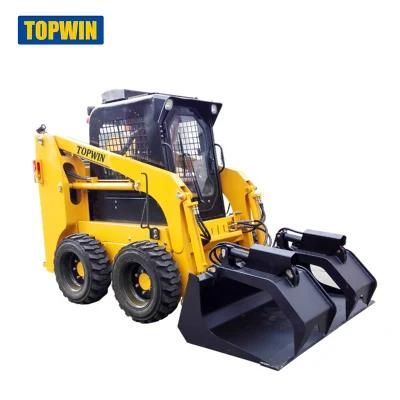 Chinese New Hydraulic Mini Skid Steer Loader Price with Attachments for Sale