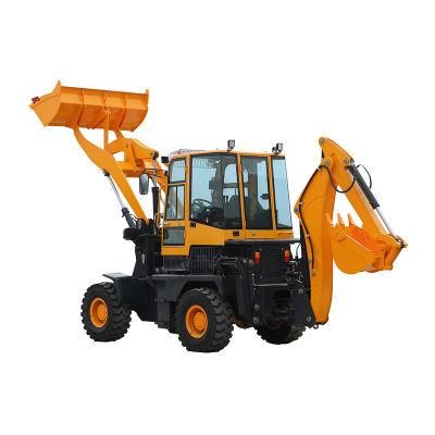 Factorydesign 1.5t High Quality Articulate Fw150 Small Mini Tractor Wheel Towable Backhoe Loader for Sale with Attachment List Discount Price