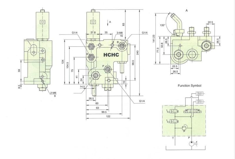 China Supplier Solenoid Electric Valve for Hydraulic Walking Control System