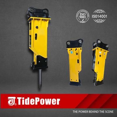 Construction Equipment Concrete Demolition Hydraulic Hammer Rock Breaker for 1.8ton 2ton 2.5ton 3ton Excavator/Diggers