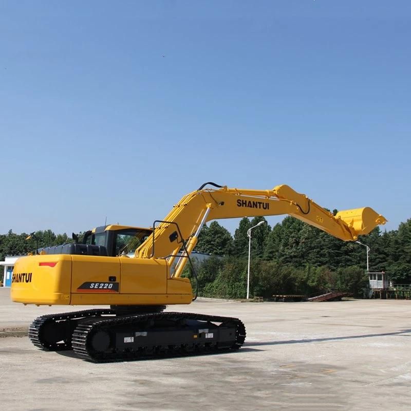 New Shantui 21 Ton Se210 Crawler Excavator Cummins Engine