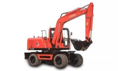 China Wheeled Hydraulic Excavator XH120W