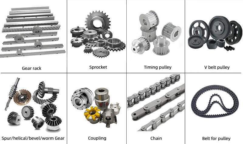 Mechanical Parts Rack and Pinion Gear Small Metal Stainless Steel Hard Tooth Surface Cutting Rack Gear Gear Rack for Woodworking Industry