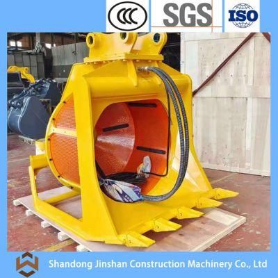 Suitable for 5-40t Hydraulic Excavator Rotary Screen Bucket/Bucket/Screen