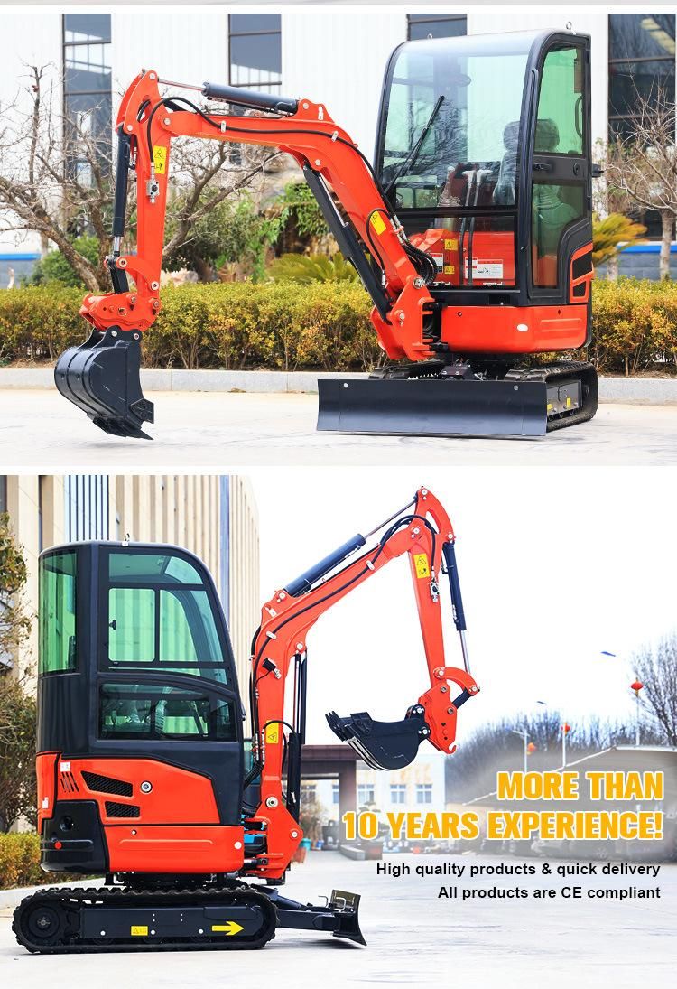 Chinese Mini Excavator Small Digger Import Mini Excavator 1 Ton 2 Ton for Sale Mini Crawler Excavator Prices