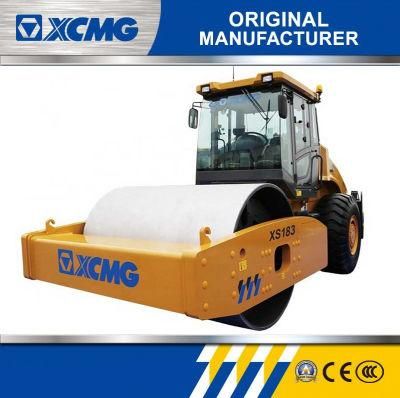 XCMG Official Manufacturer Xs183 18 Ton Single Drum Vibratory Road Roller Price