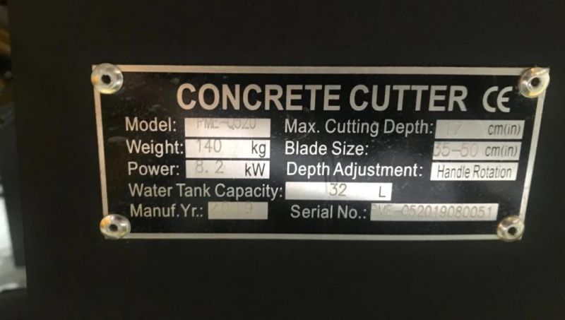 Pme-Q520 High Durability Asphalt Road Cutting Machine Concrete Saw Honda Cutter