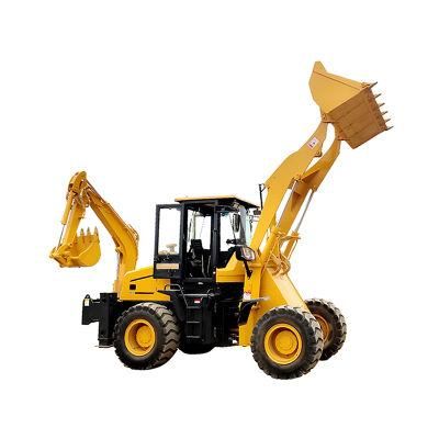 Chinese Cheap Accept Customized Mini Backhoe Loader Wheel Compact Small Loader Backhoe 4X4 with Attachment List Price for Sale