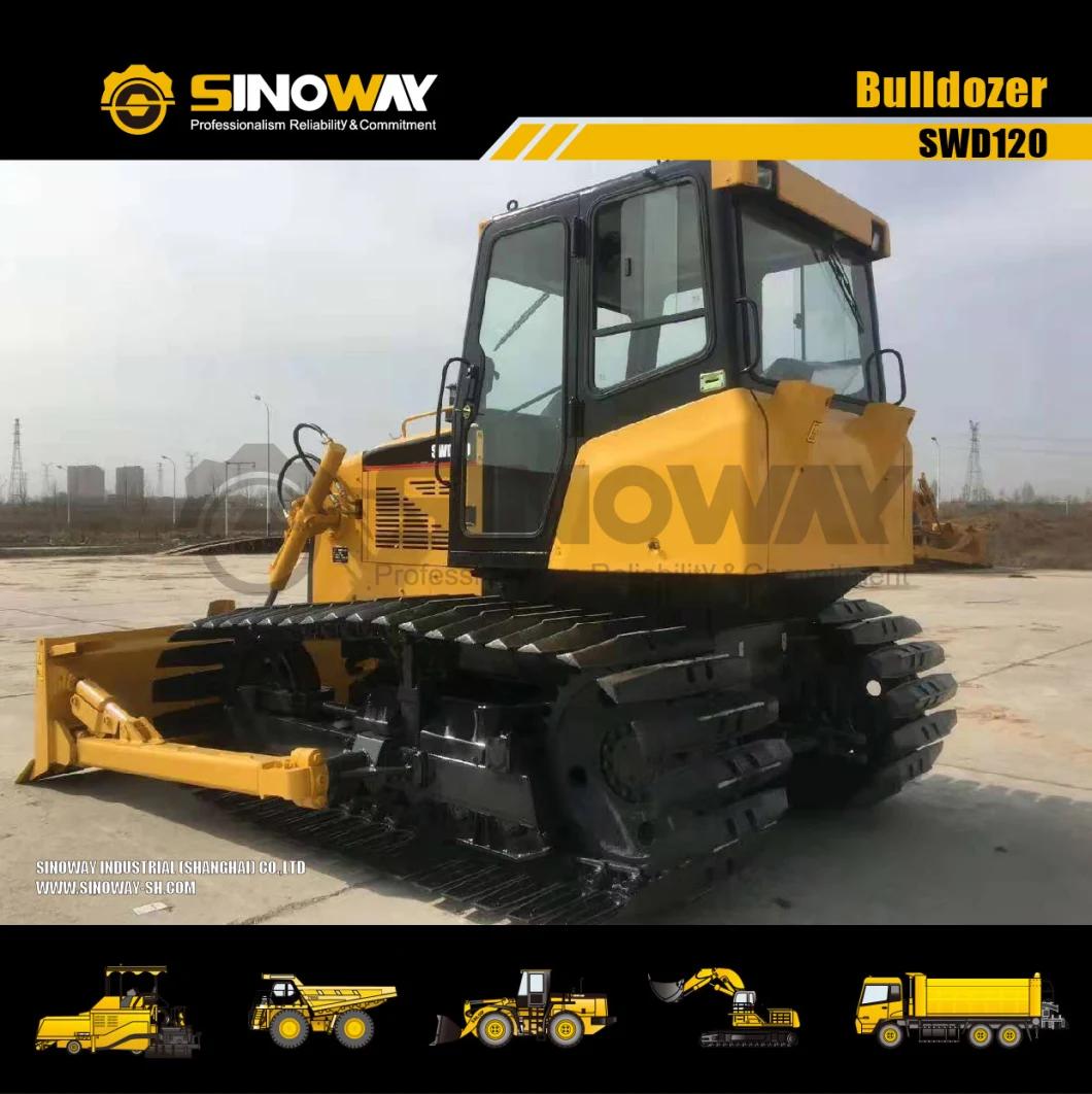 120 HP Mini Crawler Bulldozer 10ton Small Bulldozer for Construction and Farm