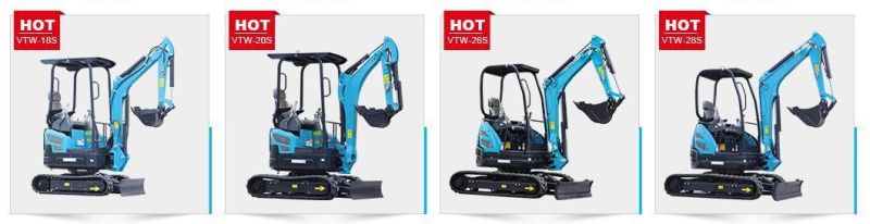 High Quality Hydraulic 1 Ton New Mini Crawler Excavator Price