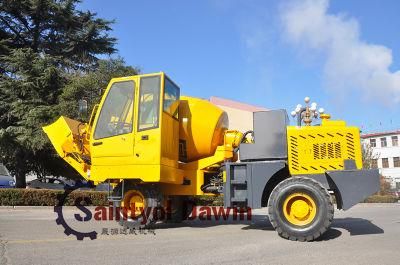 Automatically Feeding, Mixing and Discharging Concrete Mixer Truck on Sale