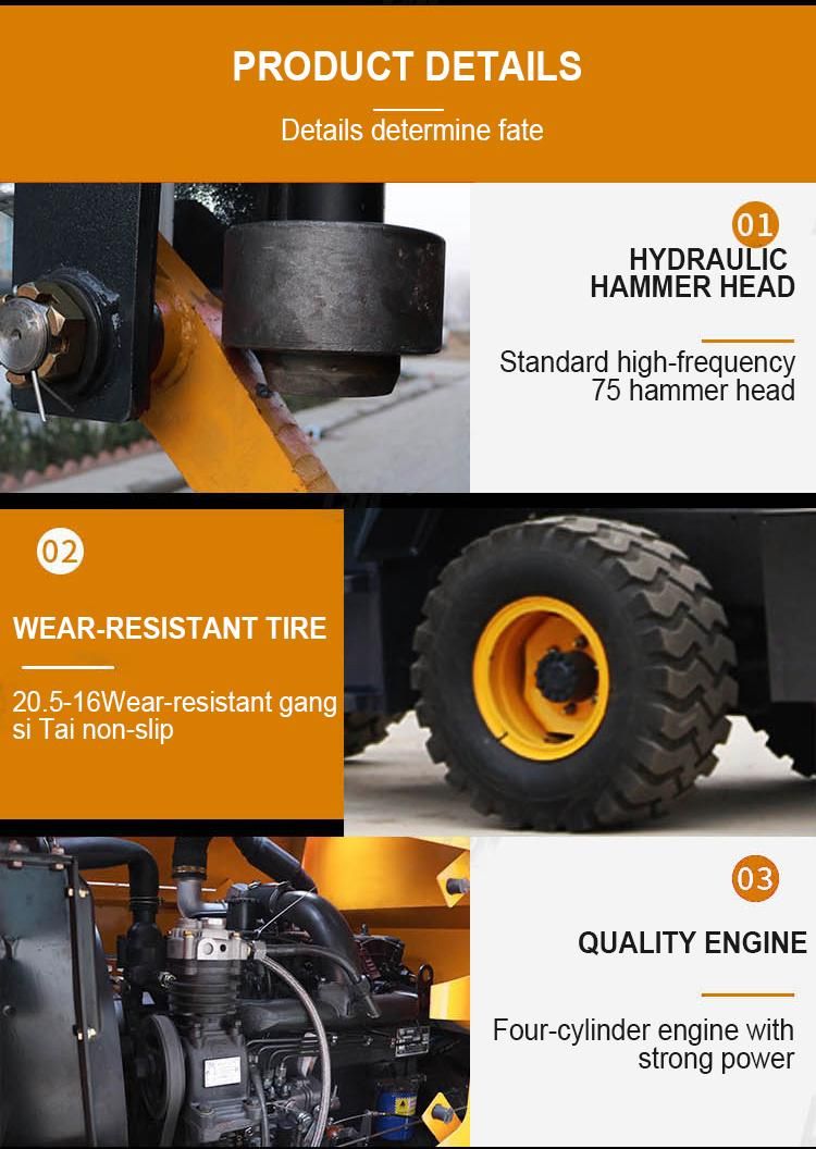 Factory Direct Wheel Diesel Pile Driver for Foundation Construction Engineering/Building Pile Excavating