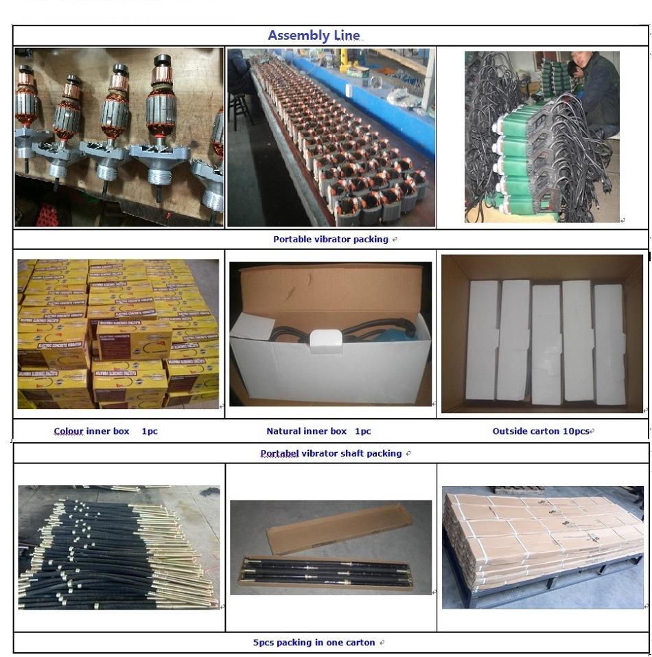 Ce Approved Handy High Frequency Concrete Electric Vibrator Manufacturer