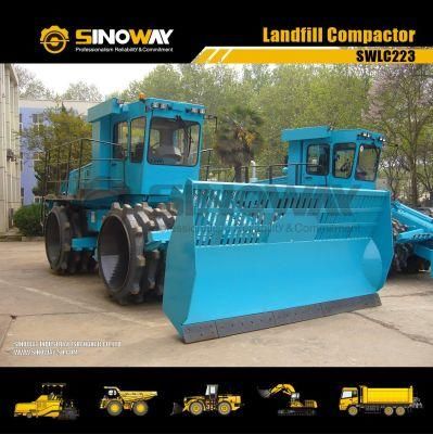 Sinoway Brand New 23 Ton Landfill Trash Compactor with Good Price