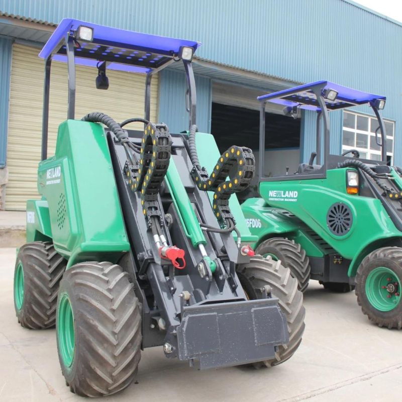 China Compact Loader Newland Brand W6fd08 Small Loader Mini Loader Full Hydraulic Telescopic Loader for Sale