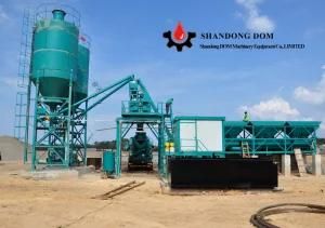 Hzs50 Concrete Batching Plant by Sicoma Mixer From China Manufacturer