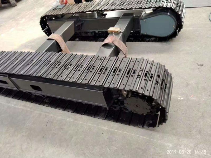 Tracked Excavator Rubber Track Pad, Excavator Undercarriage Parts, Customized Hydraulic Rubber Crawler Chassis
