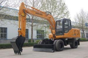 Hunter Wheel Excavator with Support Legs