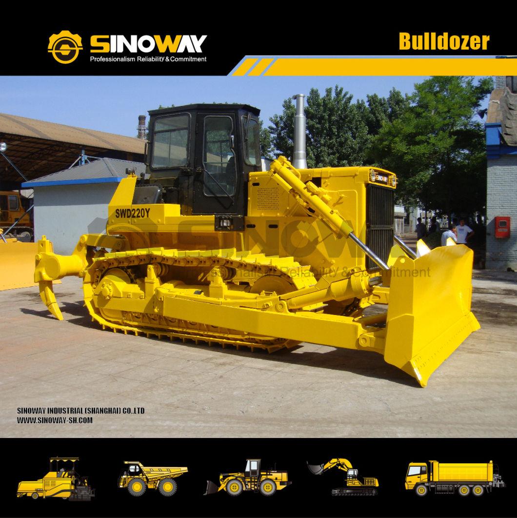 Excellent Performance 220HP Bulldozer with Three Shank Ripper