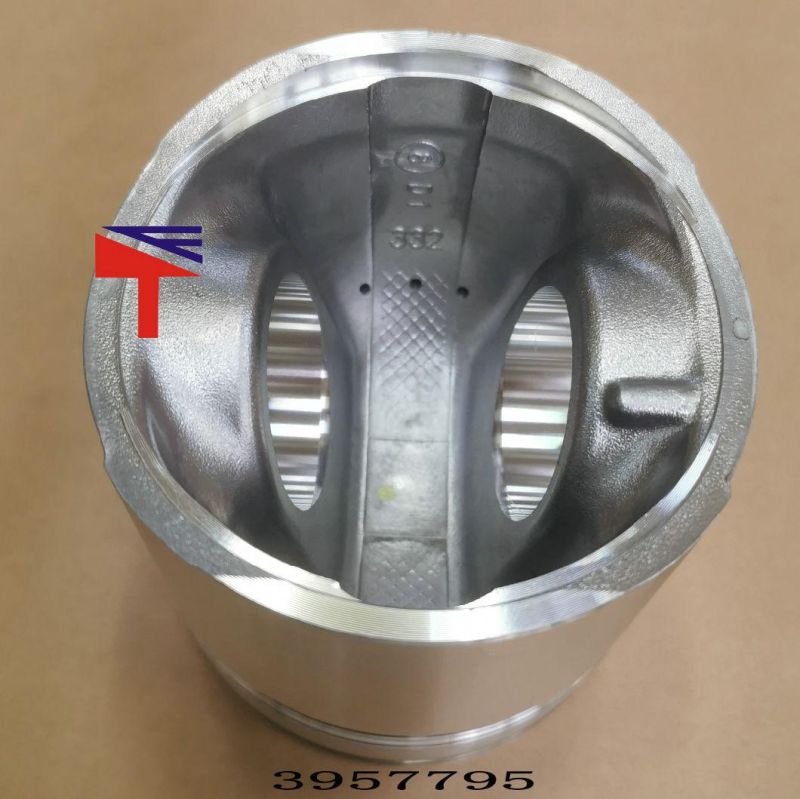 High Quality Diesel Engine Mechanical Parts Piston 3957795 for Excavator Parts PC200-6-7 Engine Parts 6bt S6d102 Generator Set