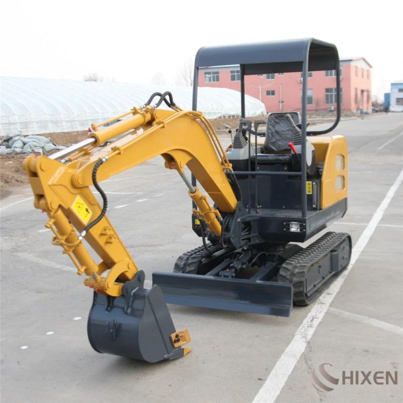 Factory Outlet Covered Mini Excavator 1.8 Ton Construction Machines